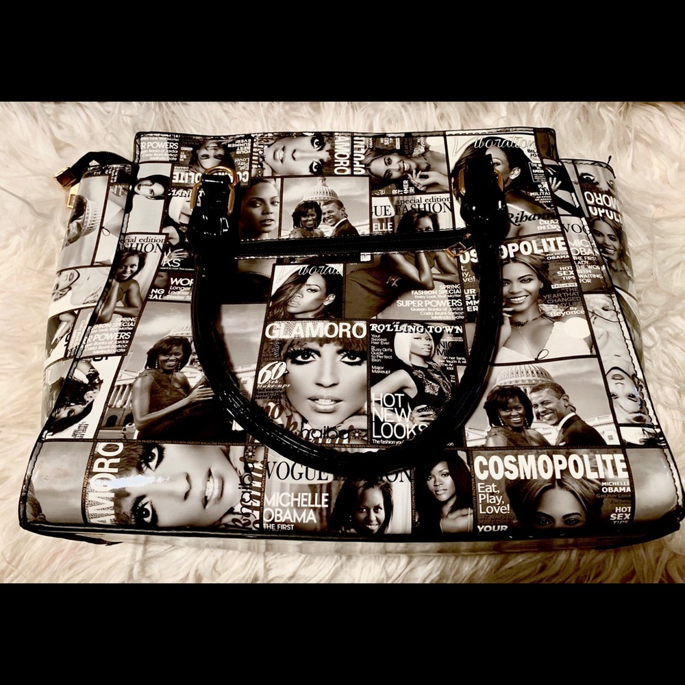 Magazine inspired tote